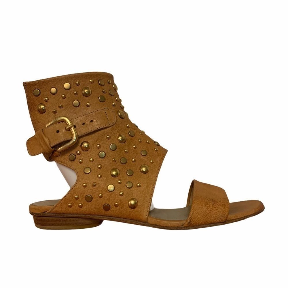 Studded ankle cuff sandals Stuart Weitzman